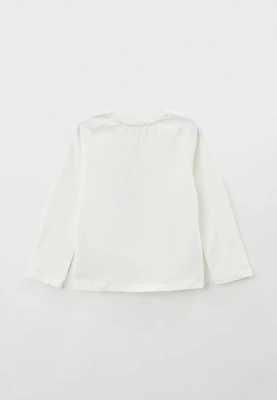 Лонгслив с рукавами реглан и печатным рисунком слон