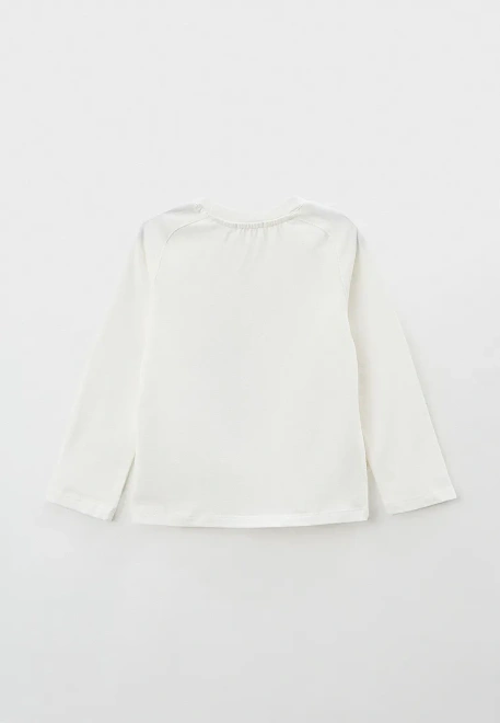 Лонгслив с рукавами реглан и печатным рисунком слон