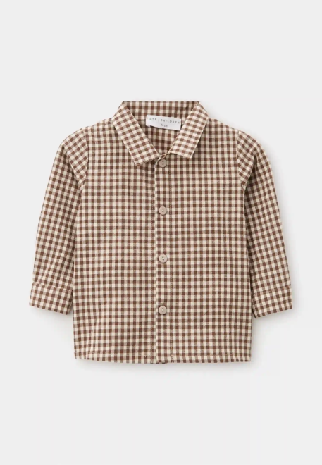 Рубашка Тревис из хлопка в клетку 