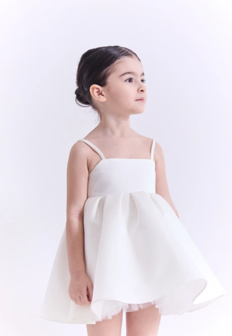 Платье Джой в молочном цвете 