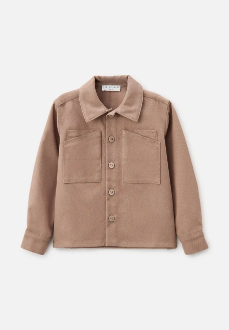 Рубашка кофейного цвета