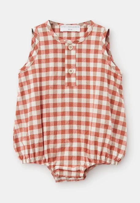 Боди из хлопка в клеточку