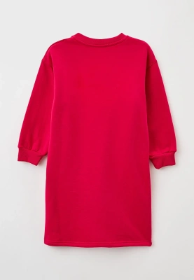 Платье длинное свободного кроя из мягчайшего футера с небольшим начесом