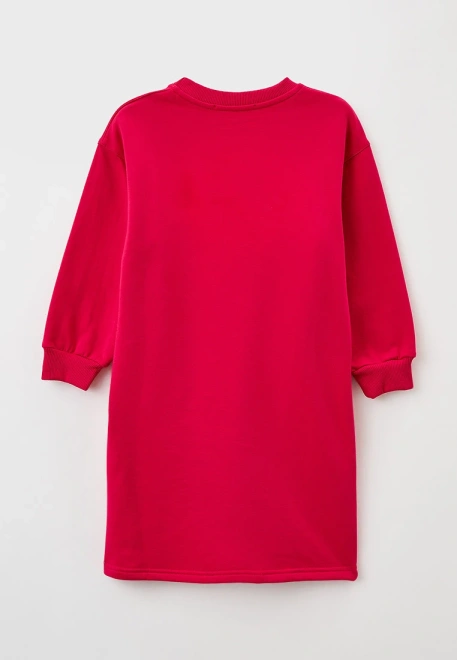 Платье длинное свободного кроя из мягчайшего футера с небольшим начесом