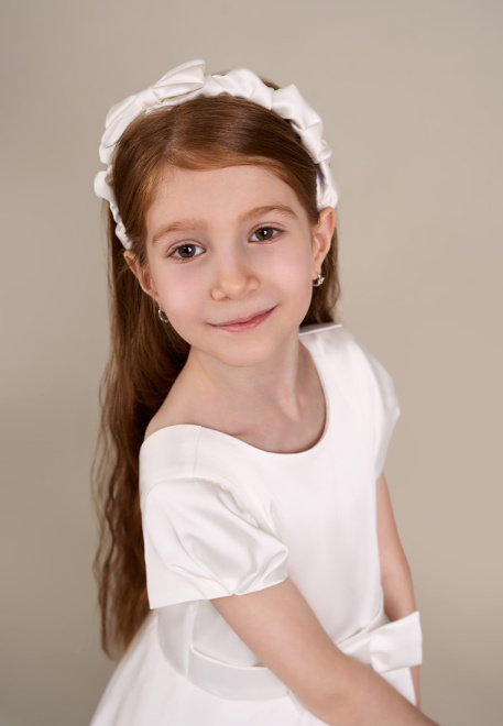 Ободок из атласа