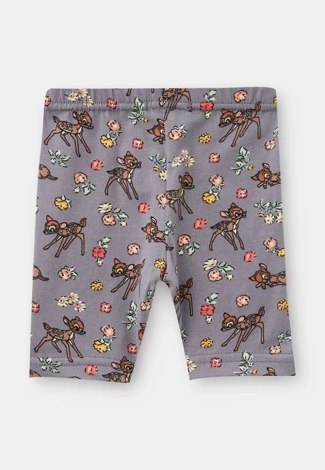 Капри для малышей из трикотажа с принтом олененок