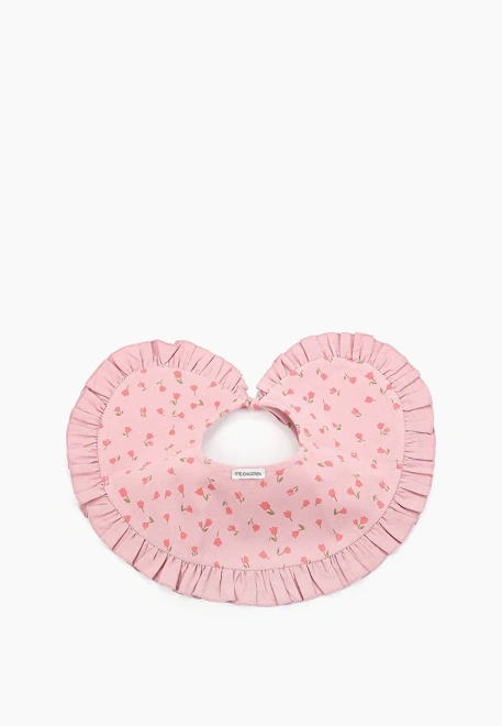 Воротник розовый на девочку 