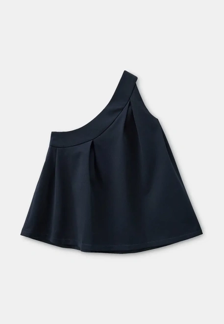 Сарафан темно-синего цвета из ткани Rika 