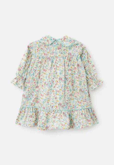 Платье Мия из хлопка в белом цвете