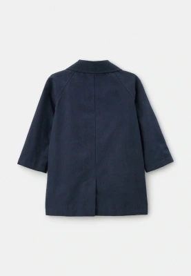 Плащ Кас из курточной ткани в темно-синем цвете Плащ Кас из курточной ткани в темно-синем цвете