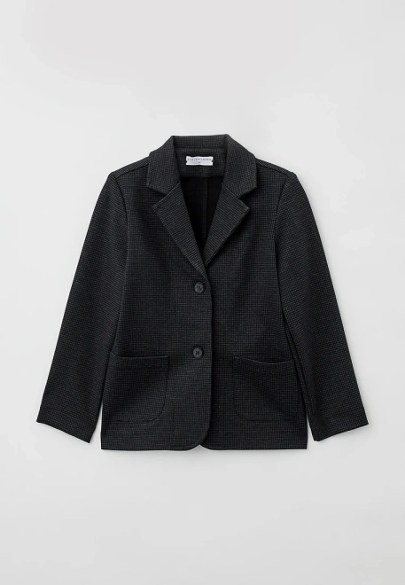 Пиджак прямого кроя  из неопрена на девочку