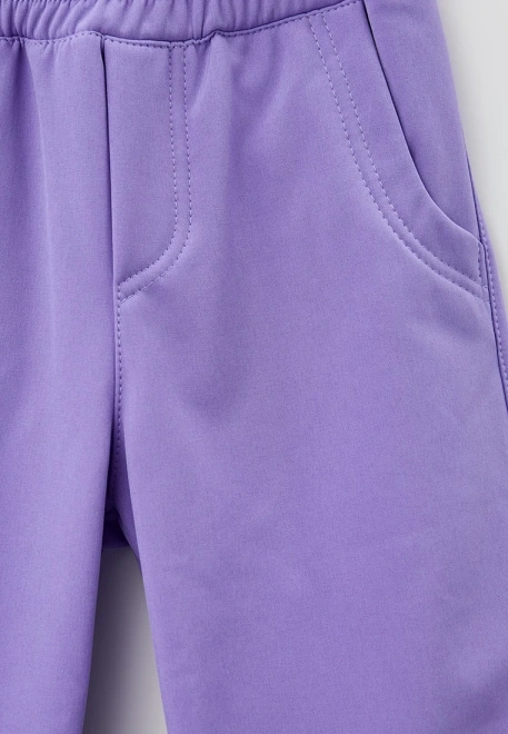 Брюки из водонепроницаемой ткани софтшелл в сиреневом цвете