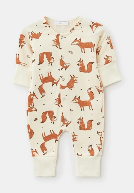 Комбинезон слип из хлопка с небольшим утеплителем