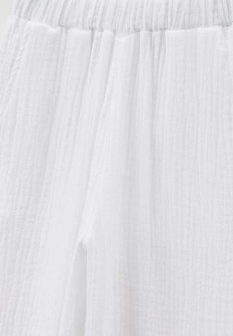 Брюки для малышей на резинках из муслина