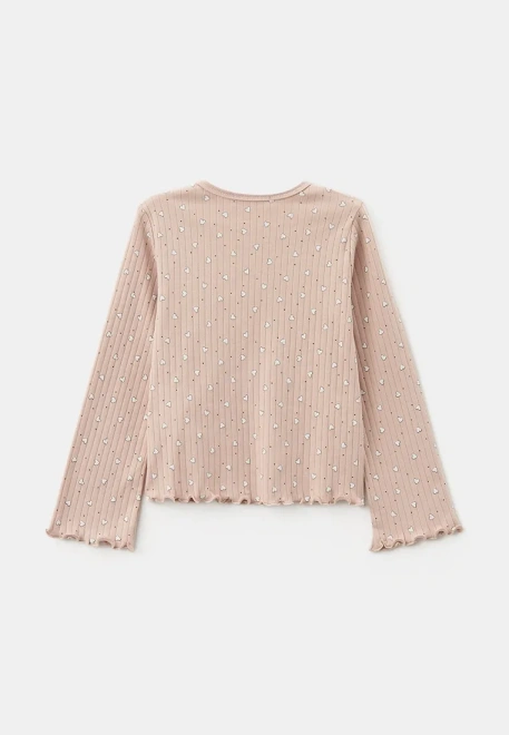 Пижама с принтом в светло-бежевом цвете