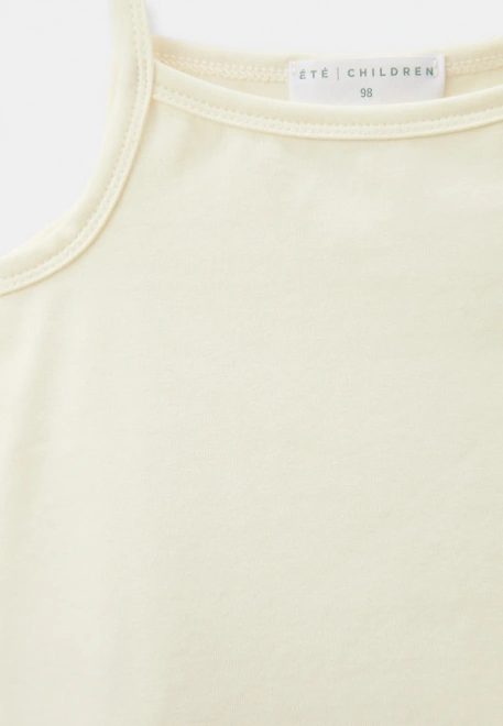 Комплект из майки и нижнего белья молочного цвета