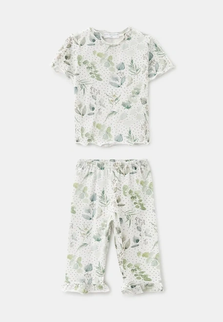 Комплект трикотажный из футболки и шорт 