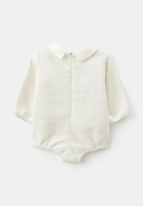 Ромпер Ализе из букле в белом цвете