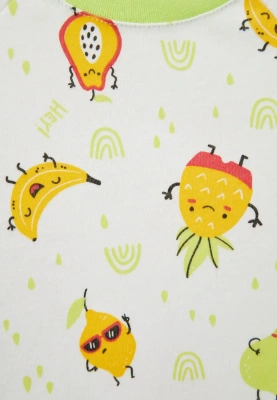 Пижама из хлопка с принтом фрукты