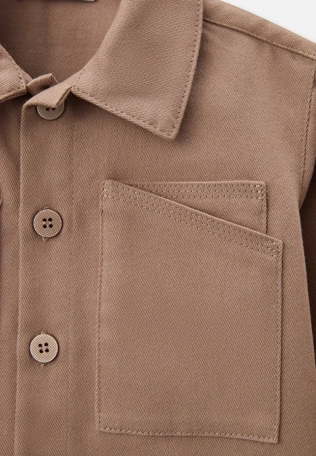 Рубашка кофейного цвета
