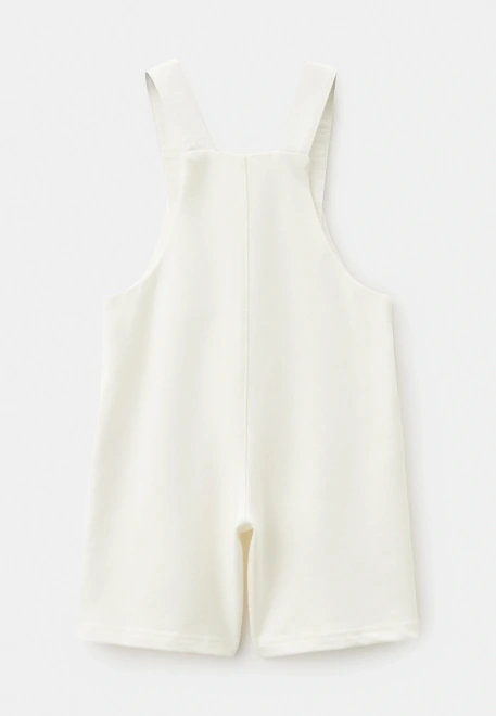Комбинезон Арти из двунитки в молочном цвете