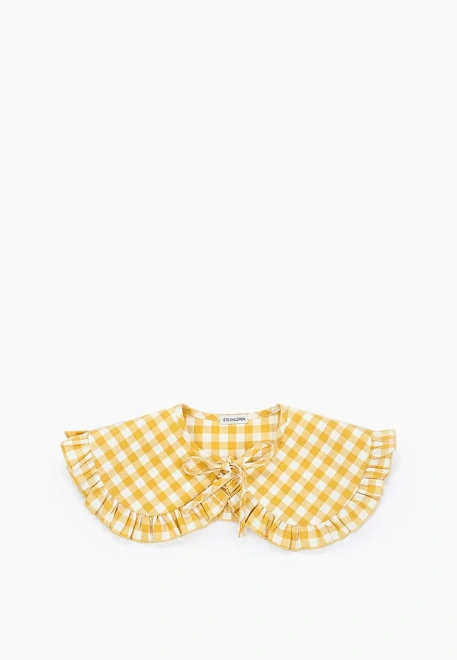 Воротник из клетки на завязках 