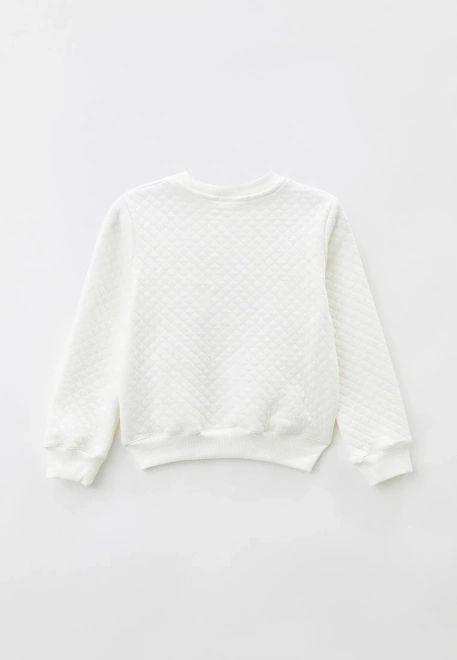 Свитшот молочного цвета с ярким принтом