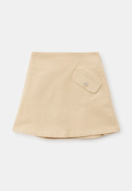 Юбка Дафни из котона в кремовом цвете