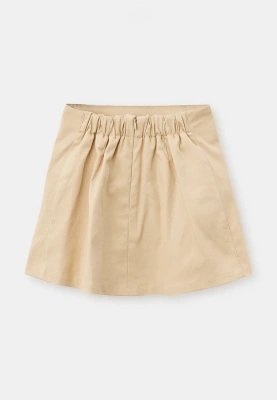 Юбка Дафни из котона в кремовом цвете