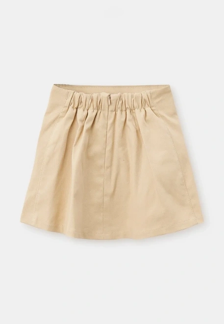 Юбка Дафни из котона в кремовом цвете