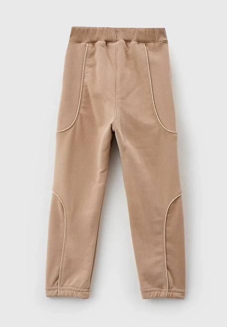 Костюм спортивный из свитшота и брюк из футера с велюр эффектом