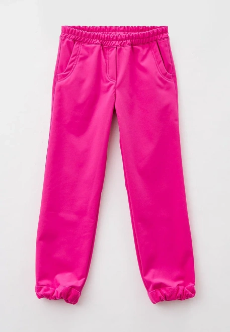 Брюки из водонепроницаемой ткани в цвете фуксия