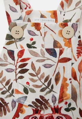 Комбинезон Арти из двунитки в белом цвете