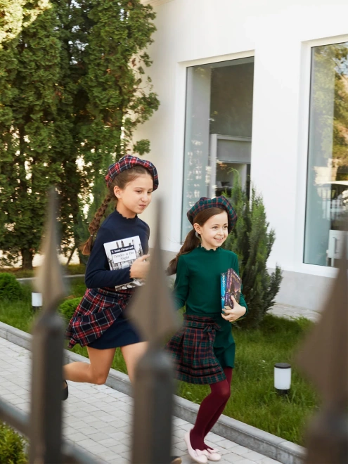 Юбка короткая ассиметричная 