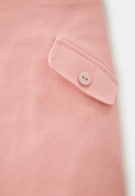 Юбка Дафни из котона в персиковом цвете