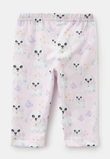 Леггинсы для малышей с принтом собачки