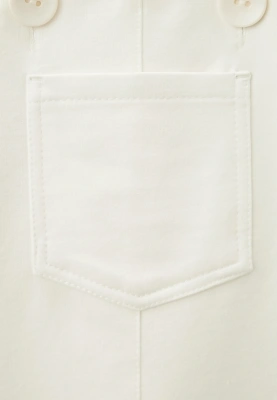 Комбинезон Арти из двунитки в молочном цвете