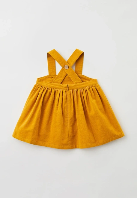 Сарафан из теплого хлопка на двух пуговицах