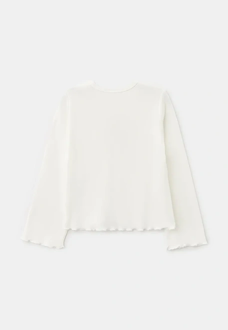 Пижама с принтом в темно-бежевом цвете для девочек