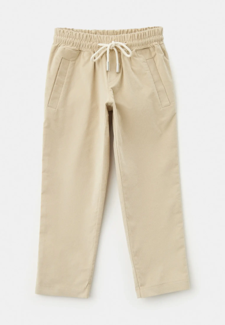 Брюки Гимли из микровельвета в бежевом цвете Брюки Гимли из микровельвета в бежевом цвете