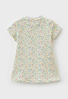 Платье летнее для малышей с короткими рукавами 