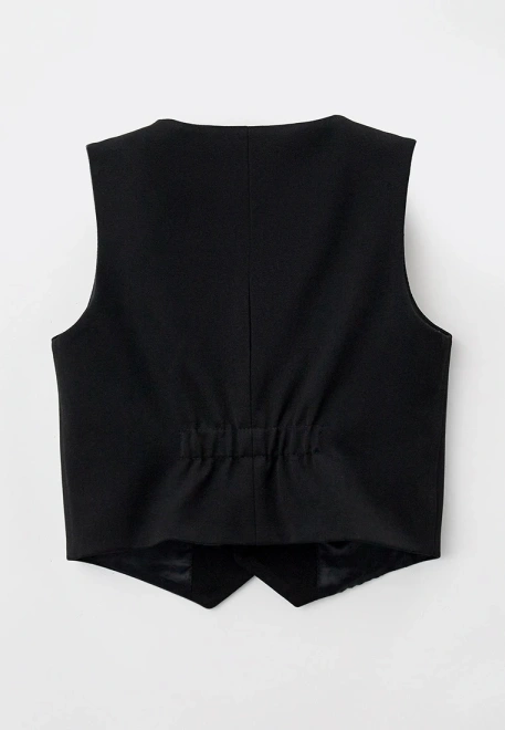 Жилет классический из костюмной ткани