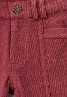 Брюки бордового цвета