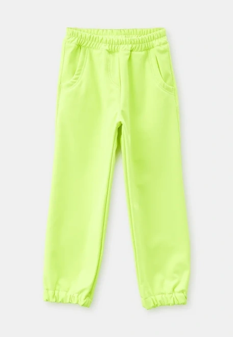 Брюки неоново-желтые из водонепроницаемой ткани 