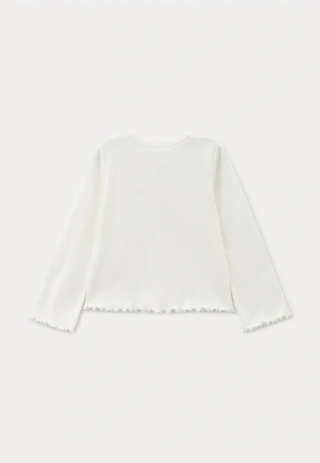 Пижама со свободными брюками и лонсливом с печатным рисунком Merry Christmas