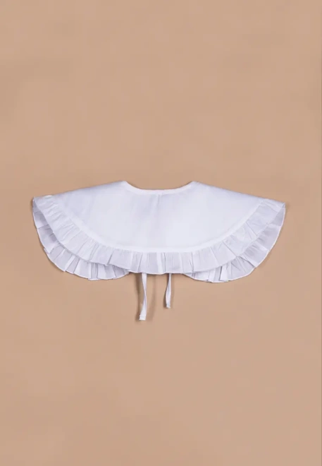 Воротник школьный белый на завязках