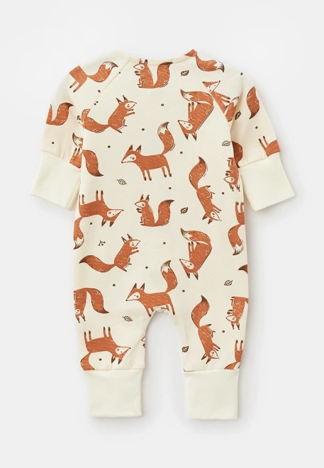 Комбинезон слип из хлопка с небольшим утеплителем