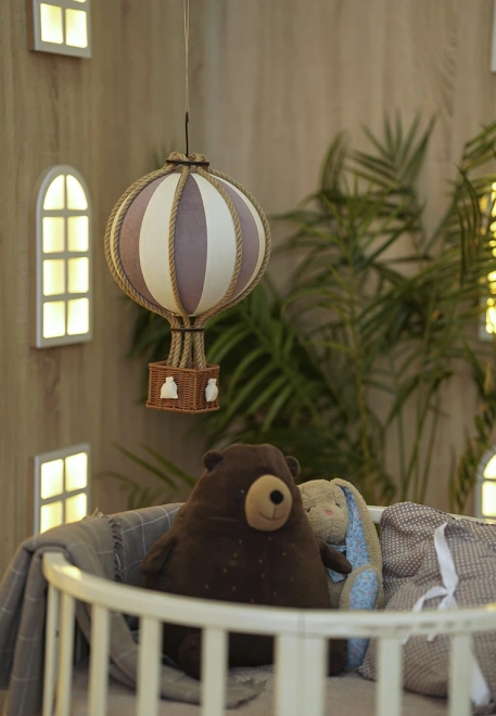 Воздушный шар «Монгольфьер» Пудра 25 см