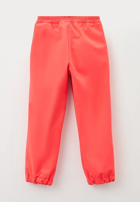 Брюки из влагозащитного материала ярко-кораллового цвета