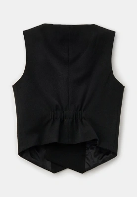 Жилетка из костюмной ткани Rika